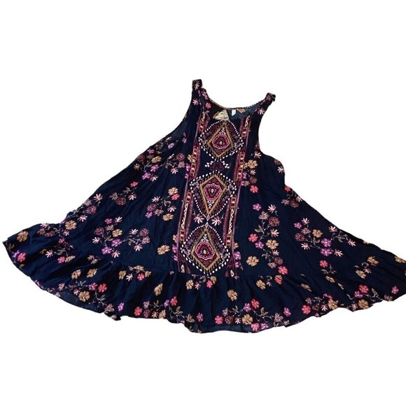 Intimately Free People Ankka Dress Sleeveless Cutout Mini Bohemian 186N - Picture 9 of 12